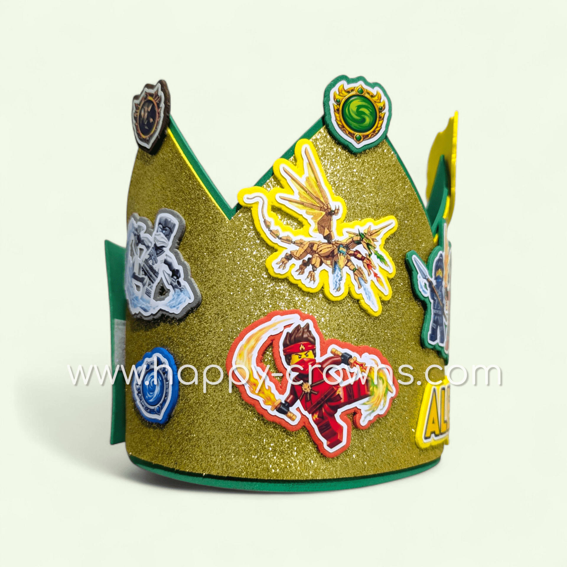 Corona de cumpleaños Ninjago personalizada - 2