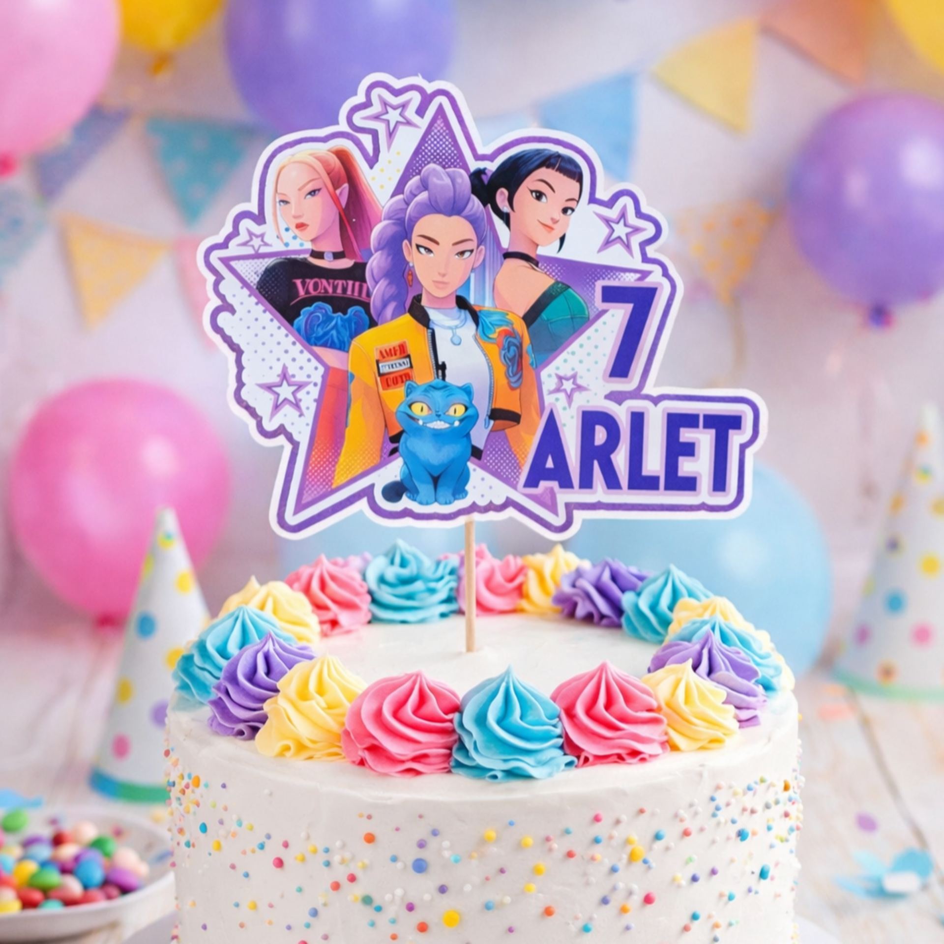 Pack Toppers Huntrix K-Pop - 2