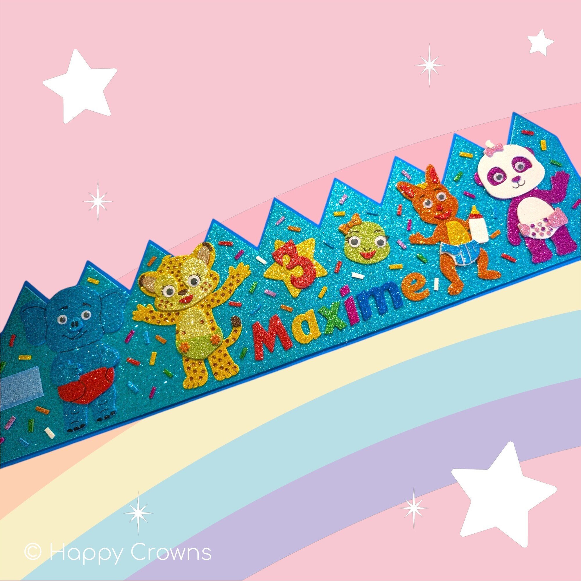 Corona Word Party - Happy Crowns