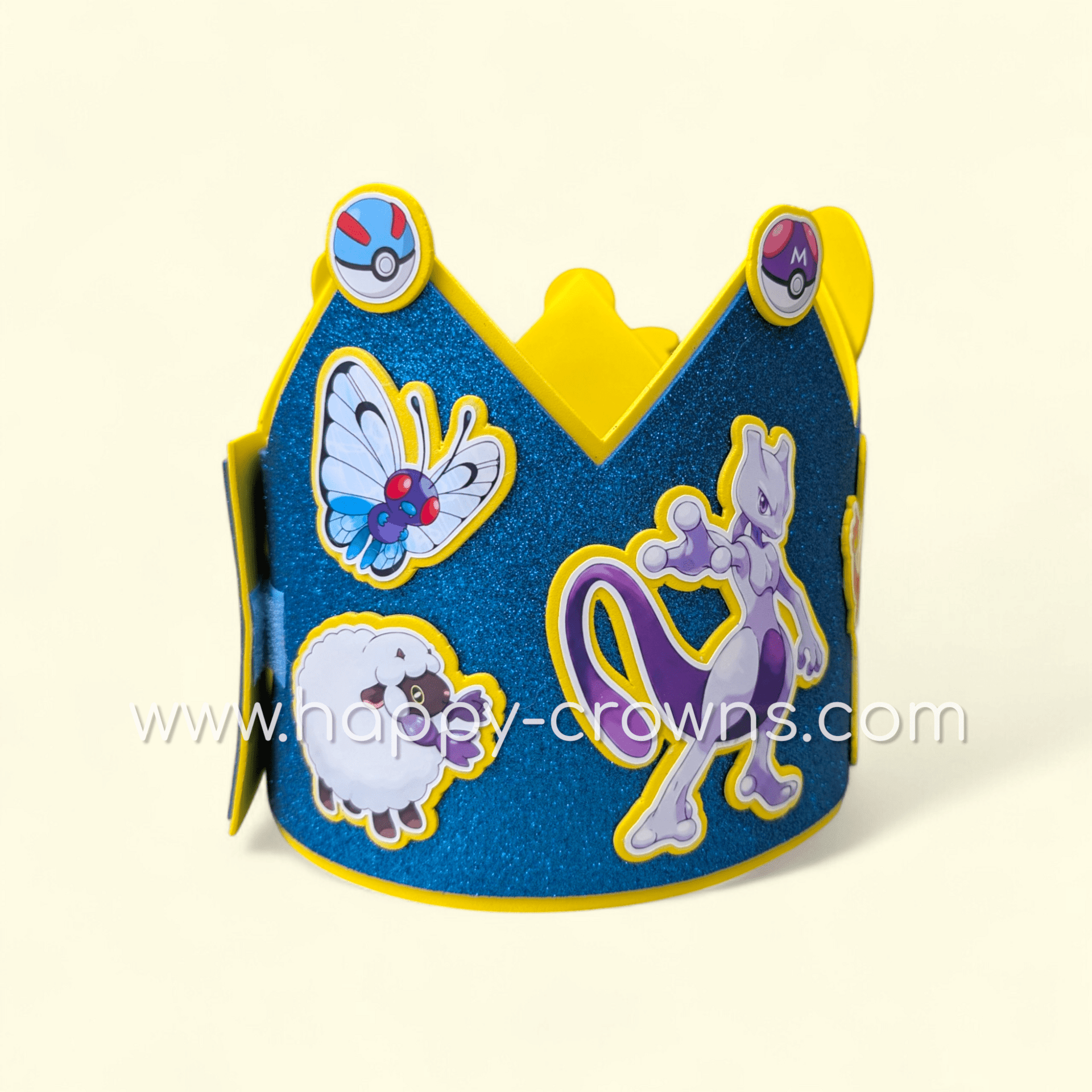 Corona de cumpleaños Pokémon personalizada - 4