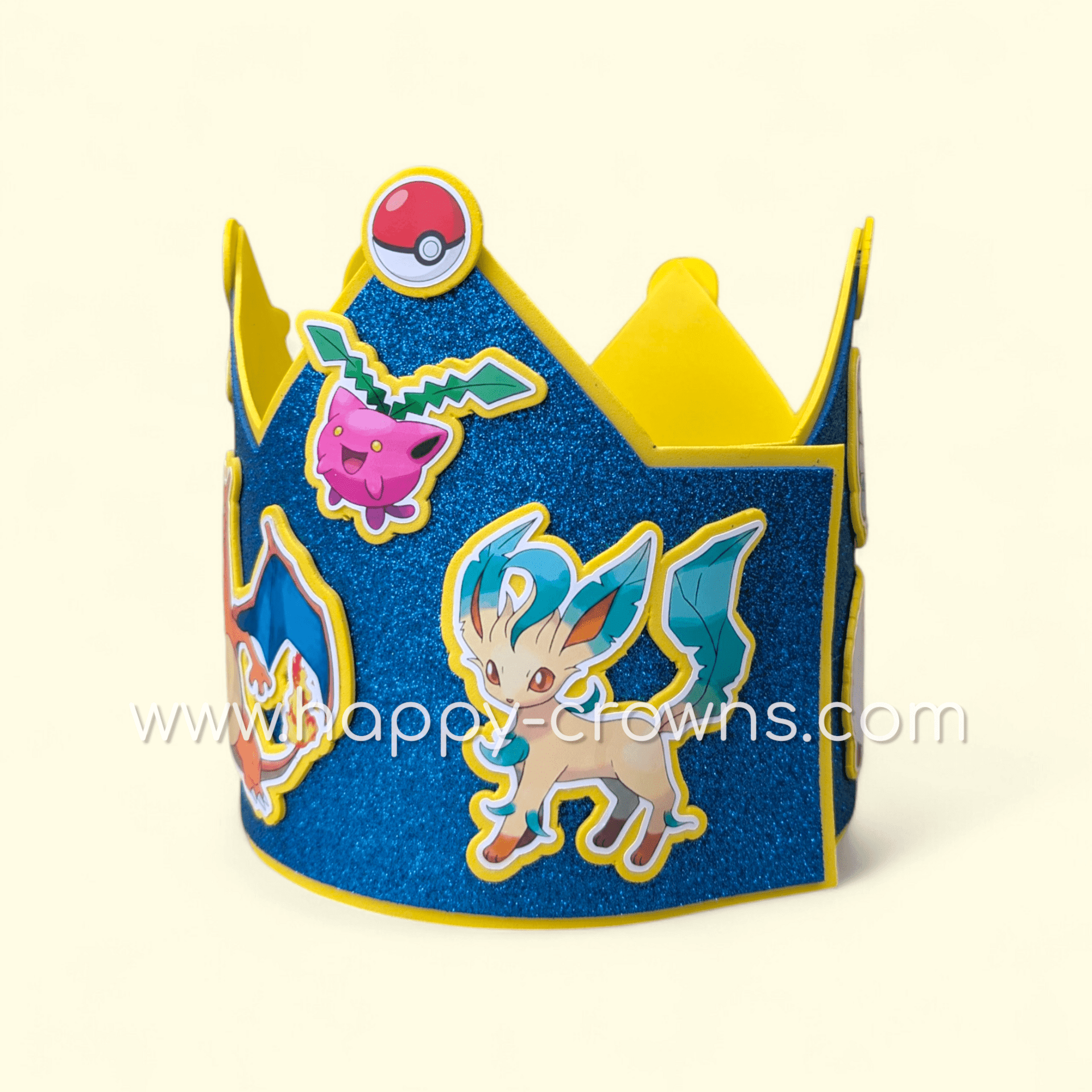 Corona de cumpleaños Pokémon personalizada - 3