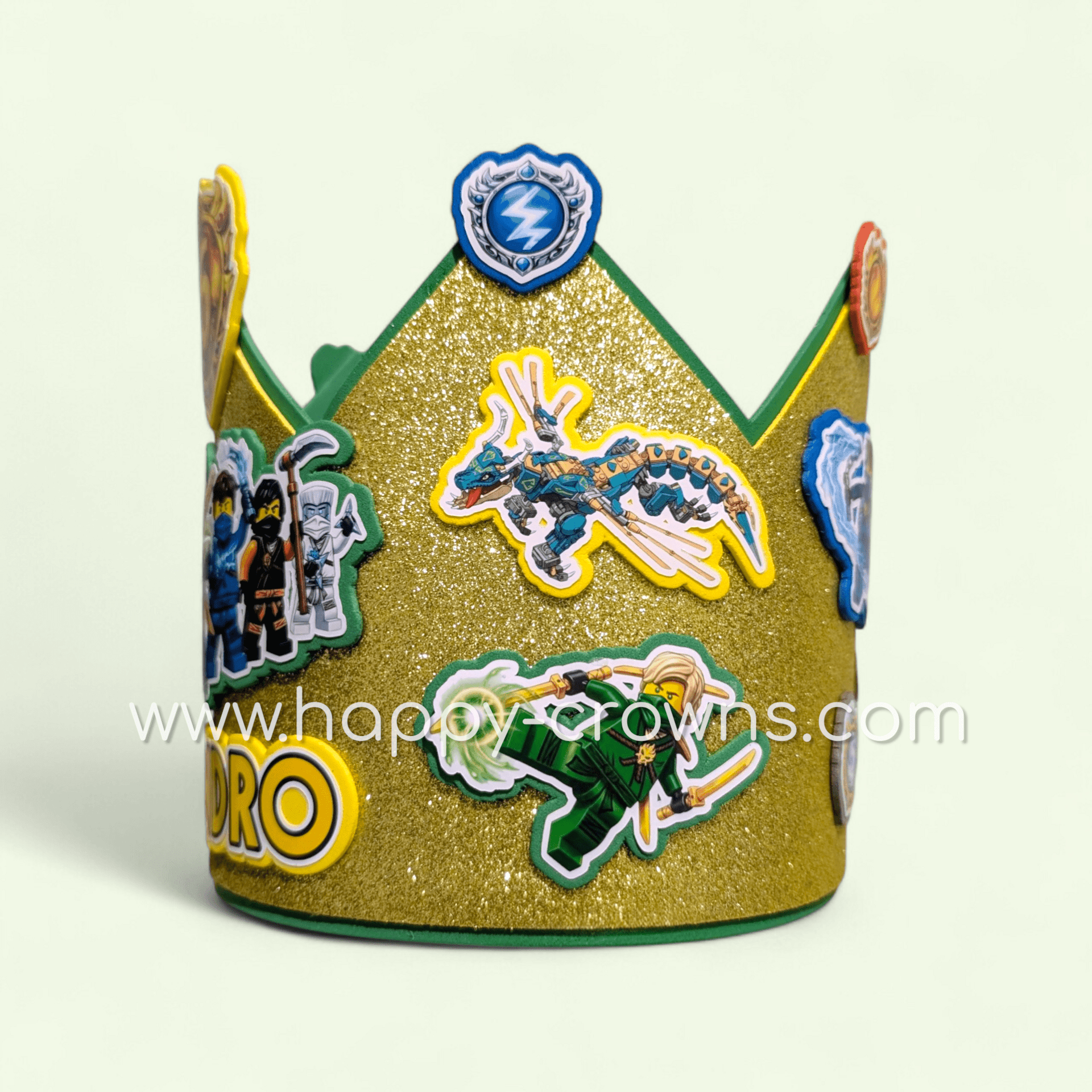 Corona de cumpleaños Ninjago personalizada - 3