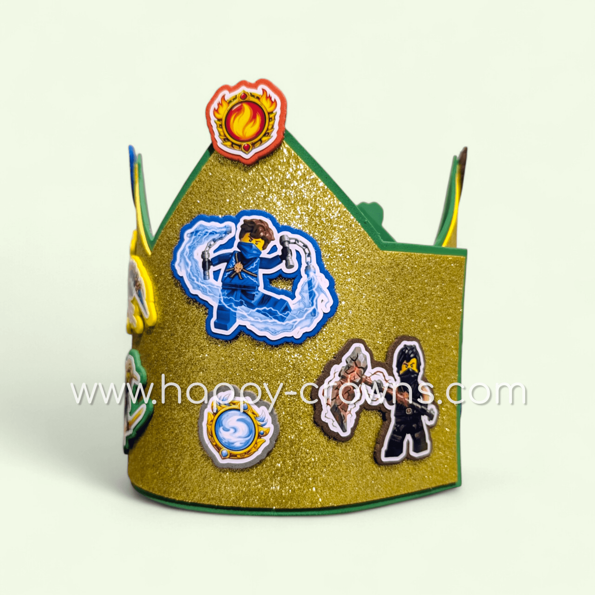 Corona de cumpleaños Ninjago personalizada - 4