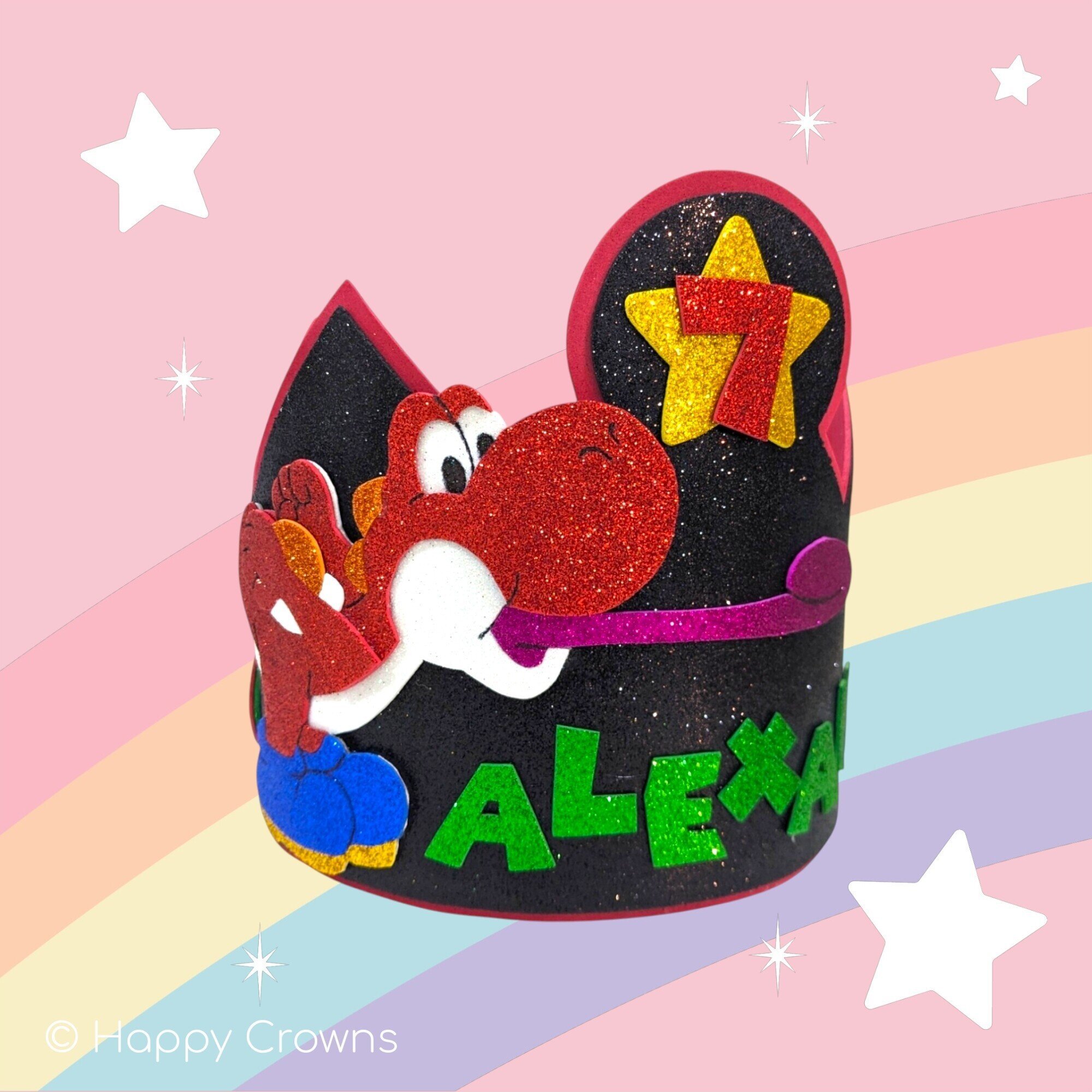 Corona Yoshi Super Mario Bros - Happy Crowns