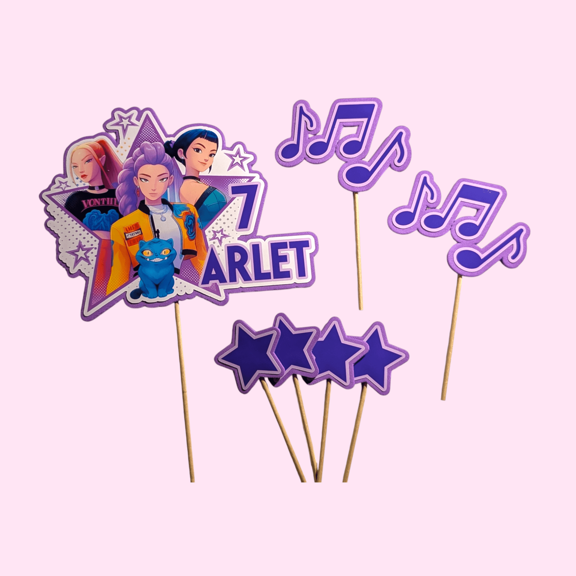 Pack Toppers Huntrix K-Pop - 3